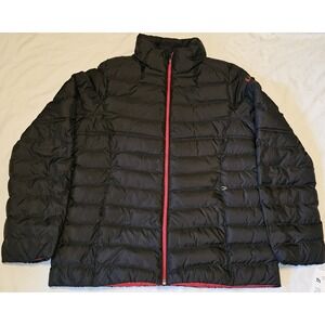 NWT Spyder Womens Insulated Down Puffer Jacket Black/Red Size XL Thermaweb